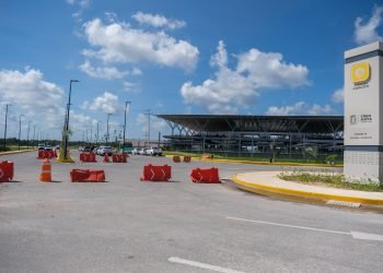 Supervisa Mara avances del entronque de la estación Cancún del Tren Maya