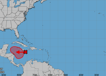 mar caribe zona de bala presion atlántico