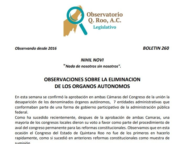 observatorio legislativo