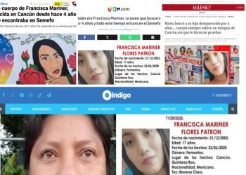 CASO DE FRANCISCA MARINER: Indigna a prensa nacional e internacional caso negligencia de la FGE de QR