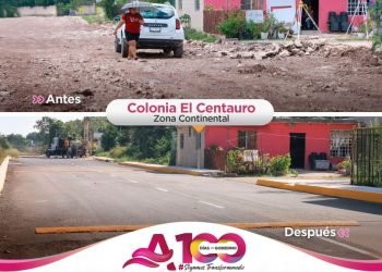CIUDAD MUJERES: Colonia Centauro, beneficiada con obras de infraestructura