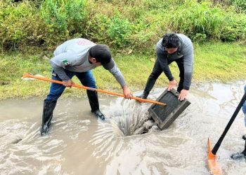 POR LLUVIAS: Atienden encharcamientos en 5 puntos críticos de PDC