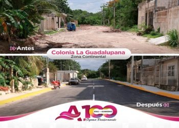 ISLA MUJERES: Entregan obra de infraestructura en la colonia La Guadalupana