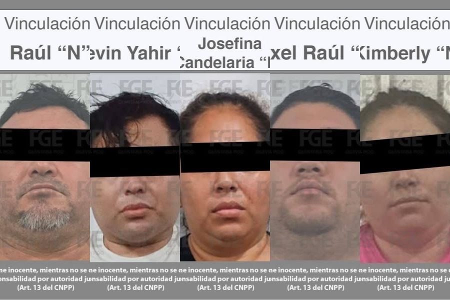 Vinculan a proceso a cinco personas por extorsión en Costa Mujeres