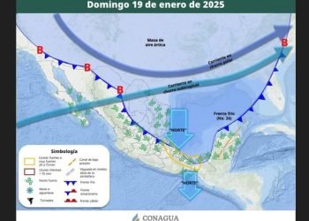 FRENTE FRÍO 24: Advierten por fuertes lluvias y vientos en Benito Juárez