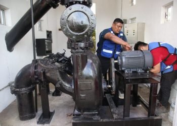 Rehabilitan cárcamos pluviales de las Salinas en Isla Mujeres