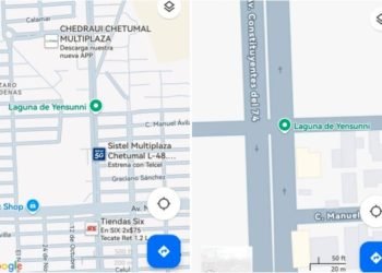 EN GOOGLE MAPS: Renombran zona inundable de Chetumal como “Laguna de Yensunni”