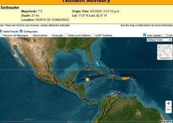 MAGNITUD 7.6: Sismo en mar Caribe se percibe en gran parte de QR