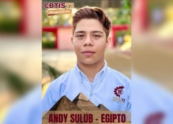 Seleccionan a estudiante del CBTIS 72 de FCP para una beca en Egipto