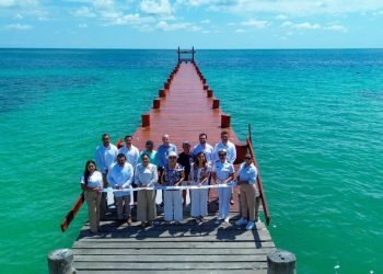 PUERTO MORELOS: Inaugura Mara nuevo muelle de pescadores