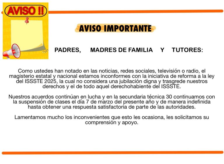 suspensión de clases