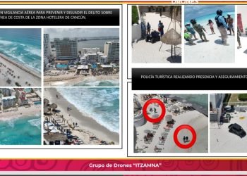Drones del grupo «Itzamná» refuerzan seguridad en puntos clave de QR