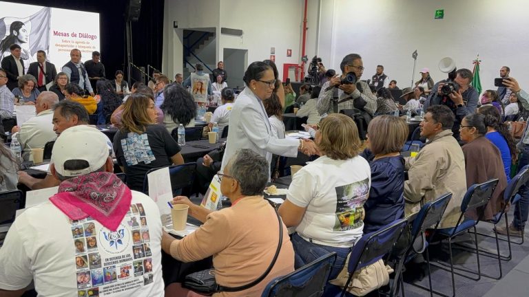 Reuniones con buscadores no son simulación: Rosa Icela lo deja claro