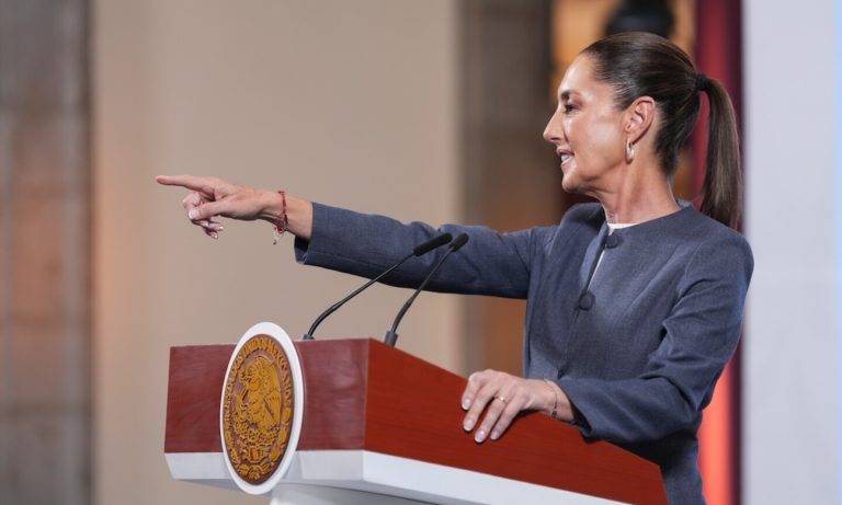 Sheinbaum contradice al FMI