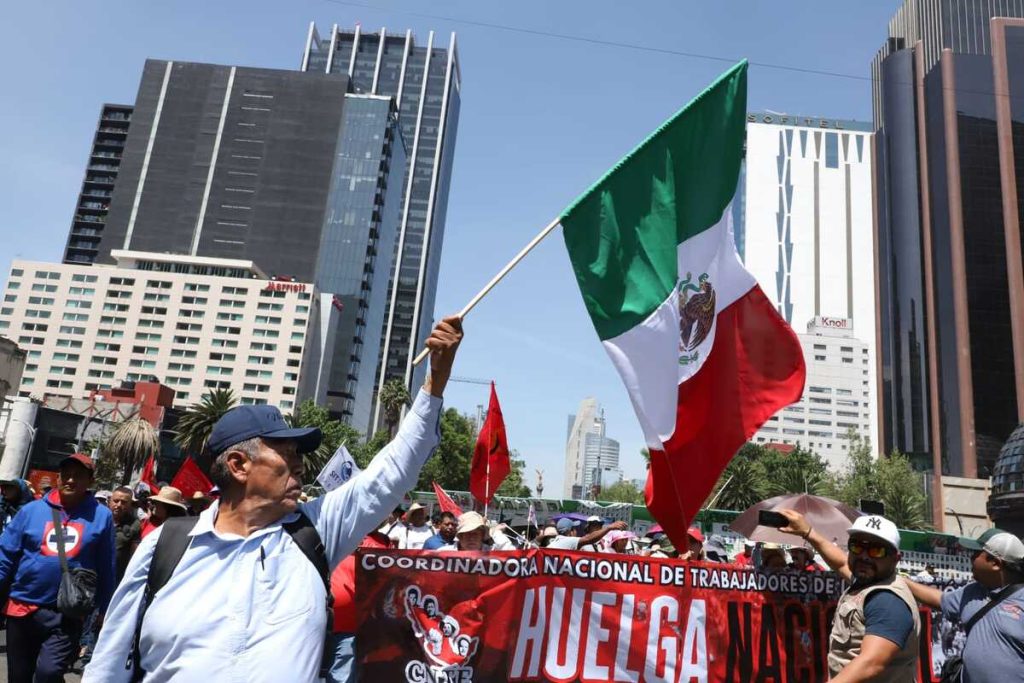 CNTE desde el Zócalo