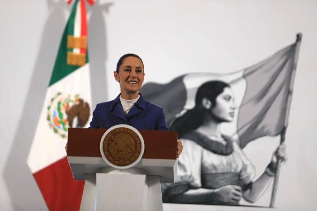 Claudia Sheinbaum celebra que Trump admita tráfico de armas