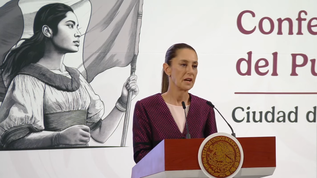 Claudia Sheinbaum expone a Zedillo