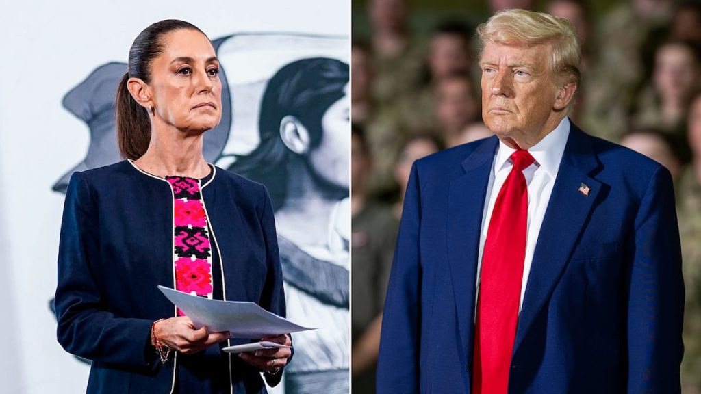 Claudia Sheinbaum y Trump