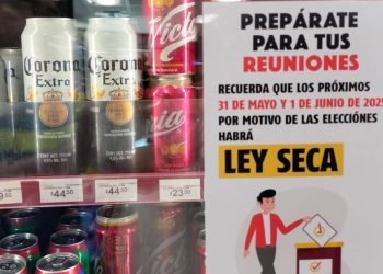 «ANTICIPA TUS COMPRAS»: Advierten comercios a clientes sobre “ley seca”