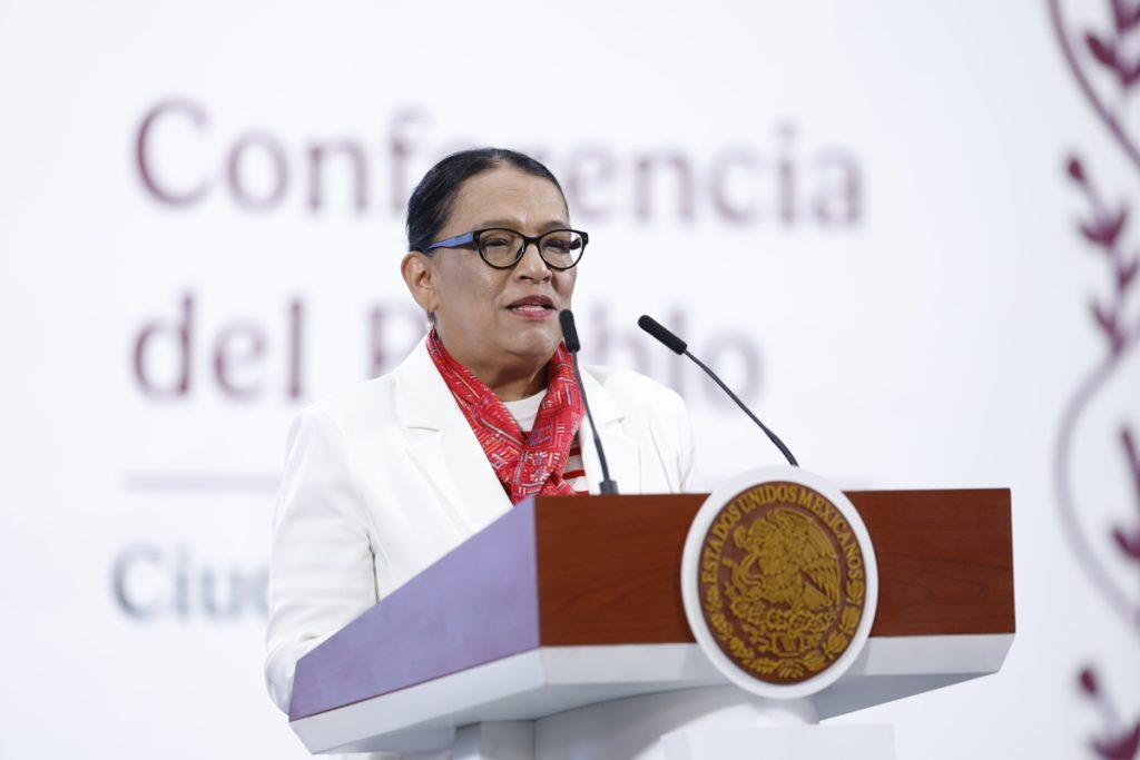 Rosa Icela Rodríguez lleva carta oficial del Gobierno de México
