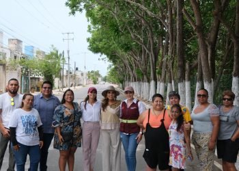 Entregan Mara y Ana Paty la renovada avenida Politécnico en Cancún