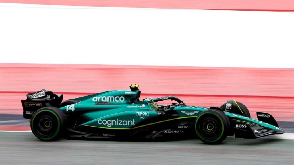 Aston Martin sorprende en prácticas 1 y 2 del GP de Austria 2025