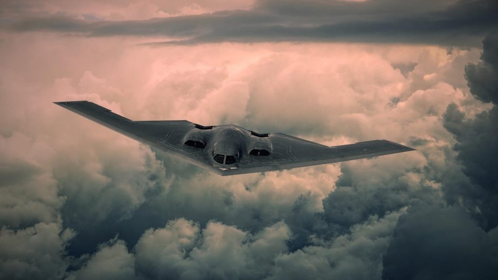 Bombarderos b-2 vuelan el pacífico: ¿listos para irán?