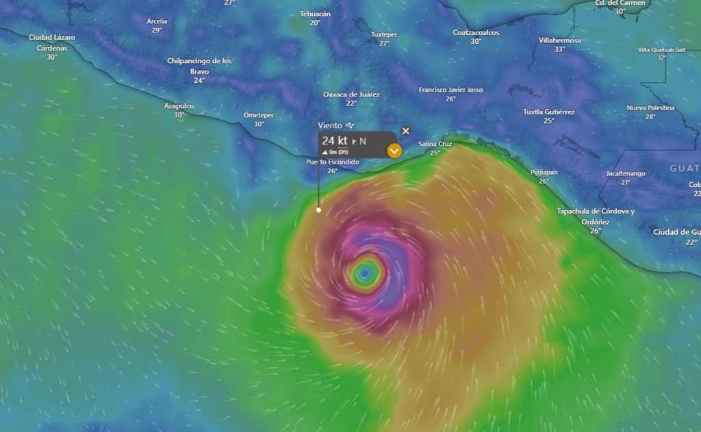 Erick a huracán: Pronóstico de lluvias intensas y vientos según el SMN