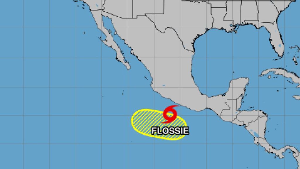 Flossie se intensificará a huracán 1