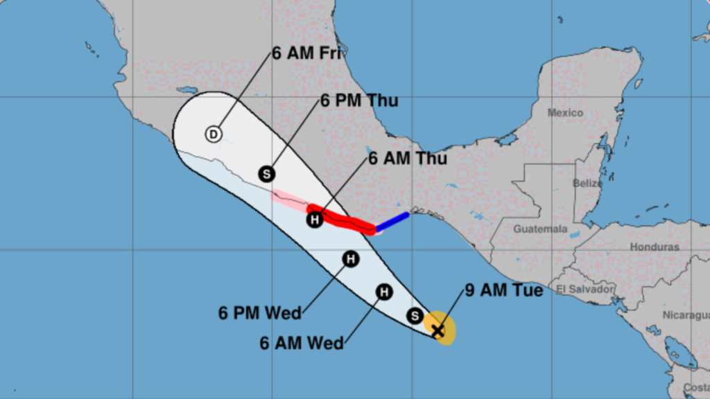 Huracán Erick: Alerta por impacto como categoría 2 o mayor