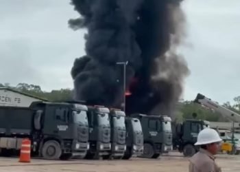 Explota pipa en instalaciones del Tren Maya en Felipe Carrillo Puerto