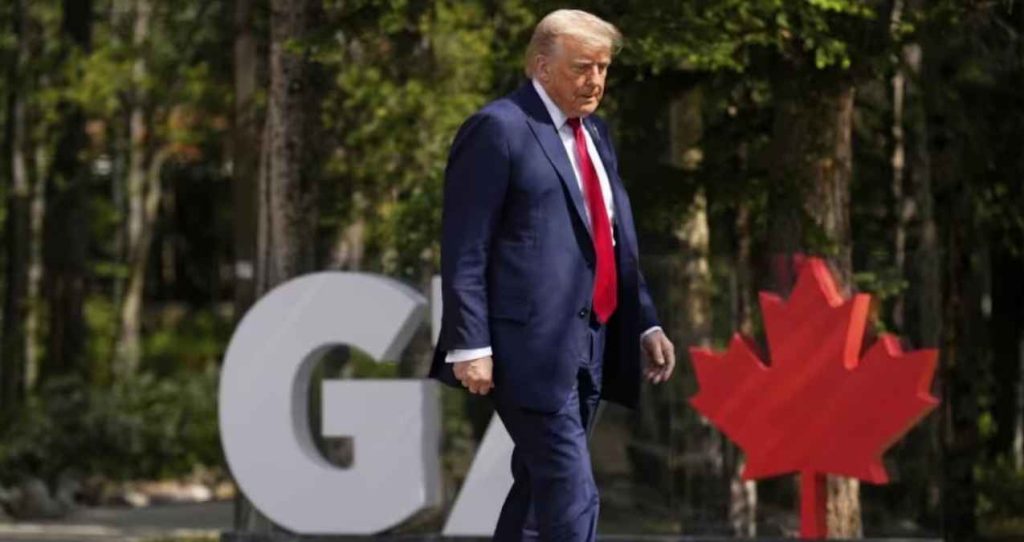 Presidente Trump G7: Salida anticipada por Oriente Medio