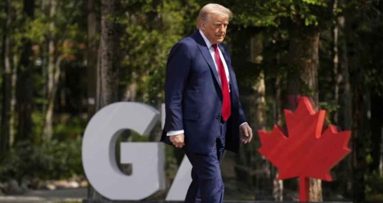 Presidente Trump G7: Salida anticipada por Oriente Medio