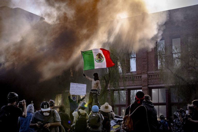 Protestas migrantes en Los Ángeles