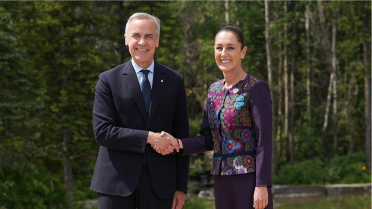 Reunión Sheinbaum T-MEC: Encuentros tras G7 y obsequio simbólico