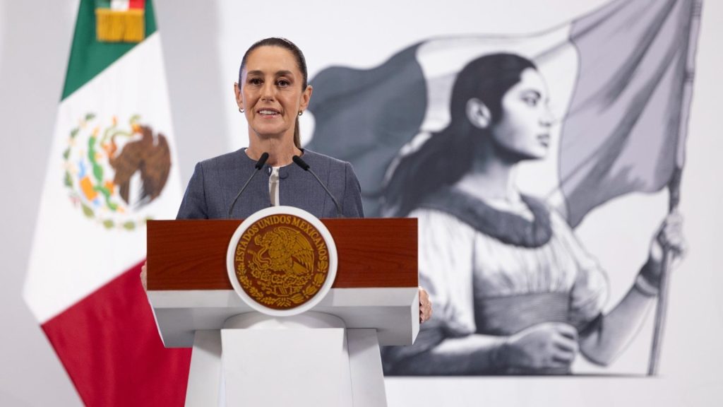 Sheinbaum cuestiona violencia en protestas magisteriales