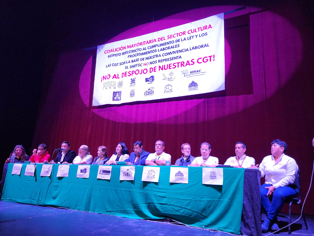 Sindicatos Secretaría Cultura exigen audiencia a titular federal