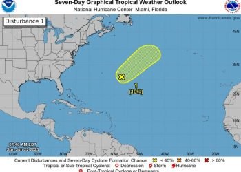 Se forma zona de baja presión en el Atlántico
