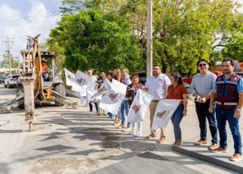 obra de pavimentación