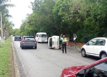 Lluvias desatan ola de accidentes en Cancún