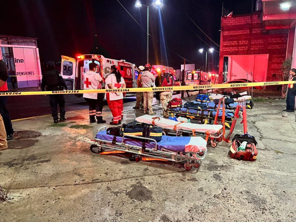incendio en un anexo de San José Iturbide