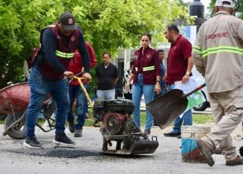 Refuerzan rehabilitación de vialidades en Cancún