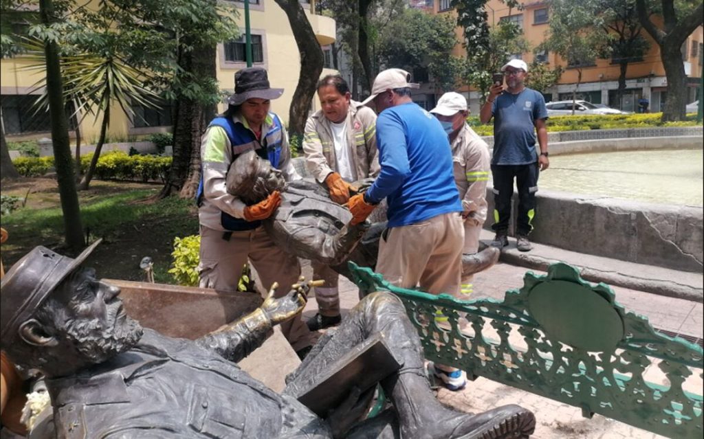 Clara Brugada impulsa regreso de estatuas del Che y Castro