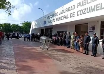 Realizan homenaje póstumo a subdirector de Tránsito de Cozumel