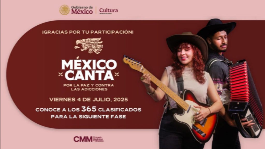 México Canta por la Paz: 365 Aspirantes Clasificados