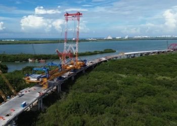 Finalizan trabajos con equipo Top Down en Puente Nichupté