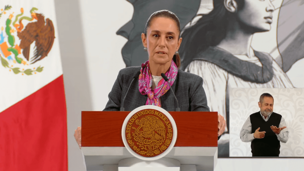 Sheinbaum afirma seguridad en el AICM tras incidente aéreo