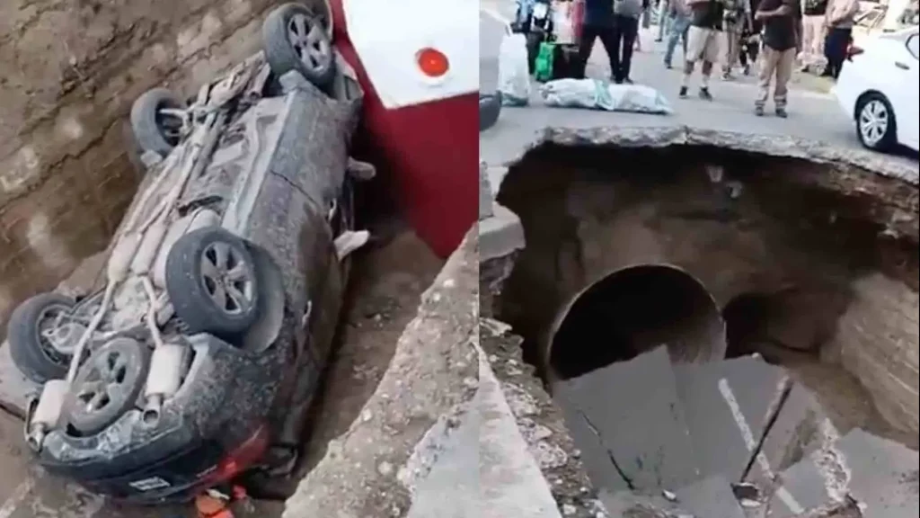 Socavón en Guadalajara: Tránsito colapsado y heridos en incidente