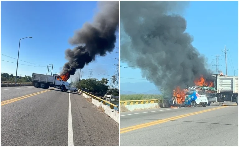Bloqueo Escuinapa Sinaloa: Grupos delincuenciales paralizan accesos y retan la seguridad regional