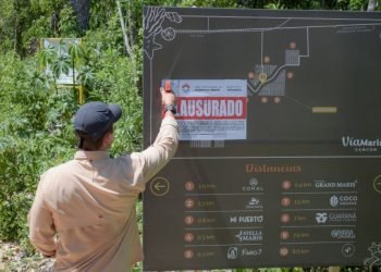 Clausuran 10 desarrollos irregulares de Vía Marina